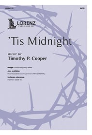 'Tis Midnight SATB choral sheet music cover Thumbnail